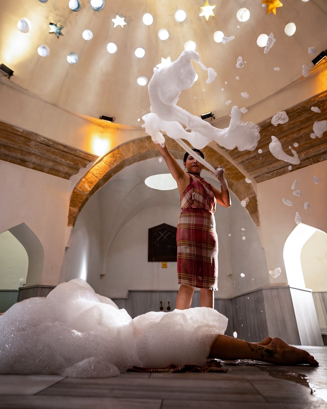 The signature foam ritual