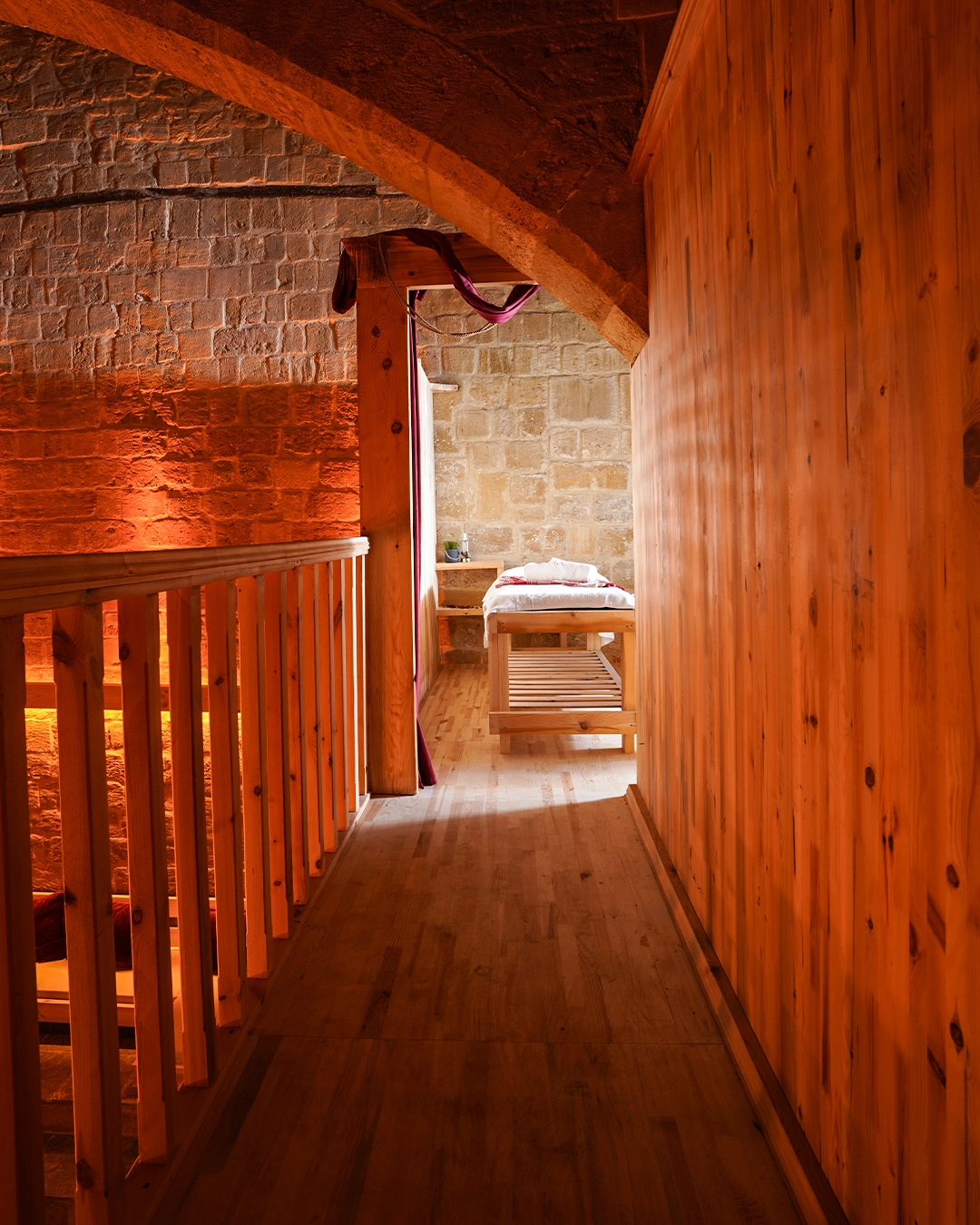 The upper treatment gallery