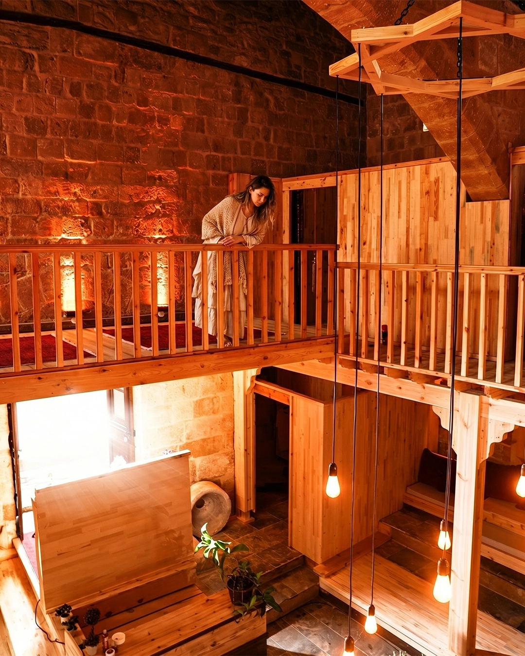 Historic stone and timber interiors